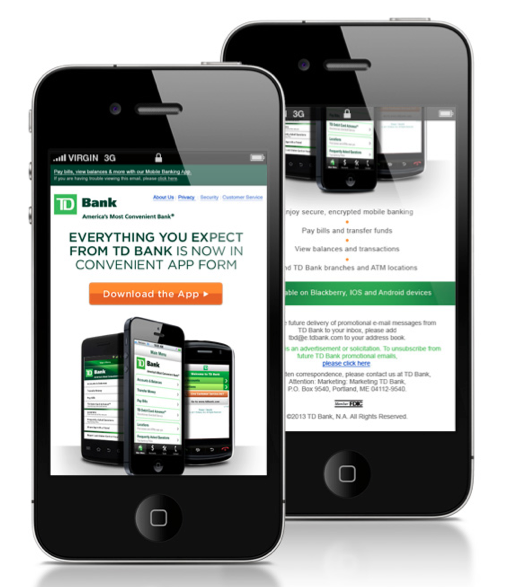 TD Bank Mobile Email
